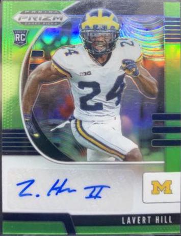 Lavert Hill [Autograph Neon Green Prizm] #251