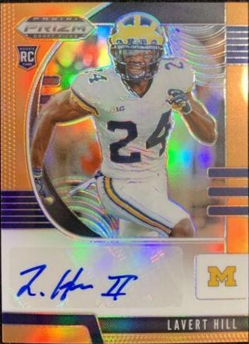 Lavert Hill [Autograph Orange Prizm] #251