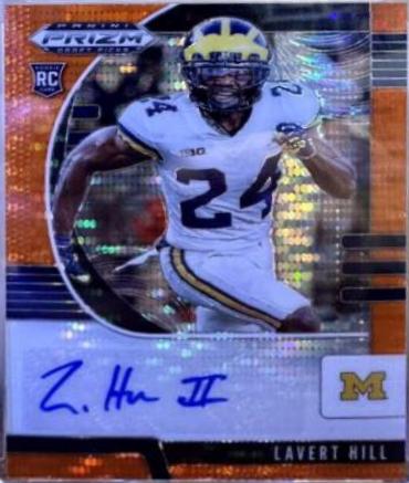 Lavert Hill [Autograph Orange Pulsar Prizm] #251