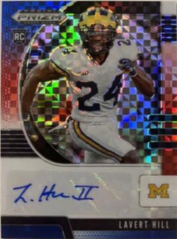Lavert Hill [Autograph Red White Blue Prizm] #251