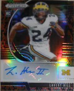 Lavert Hill [Autograph Snakeskin Prizm] #251