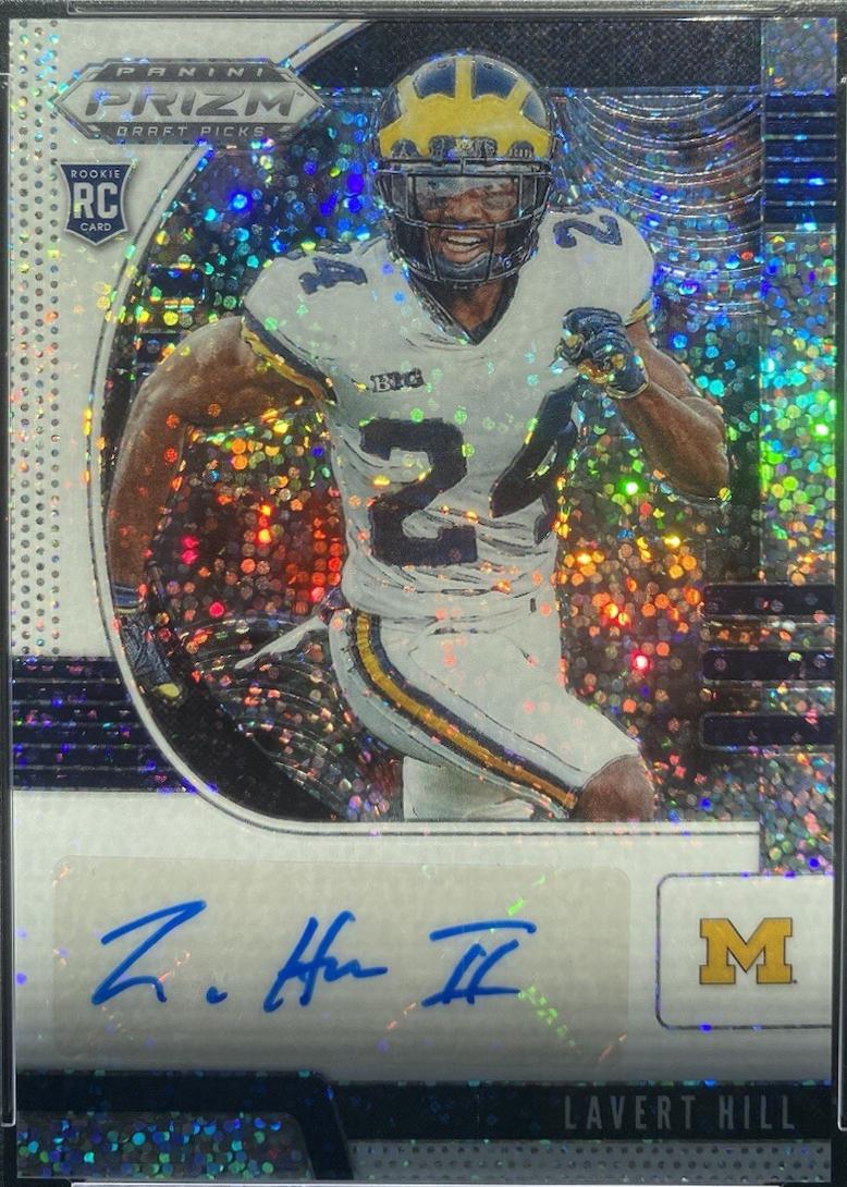 Lavert Hill [Autograph White Sparkle Prizm] #251