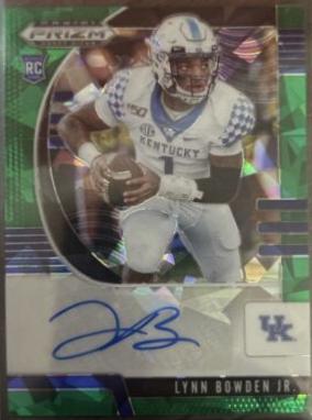 Lynn Bowden Jr. [Autograph Green Ice Prizm] #219