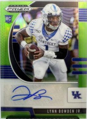 Lynn Bowden Jr. [Autograph Green Prizm] #219
