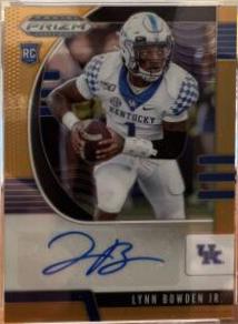 Lynn Bowden Jr. [Autograph Orange Prizm] #219