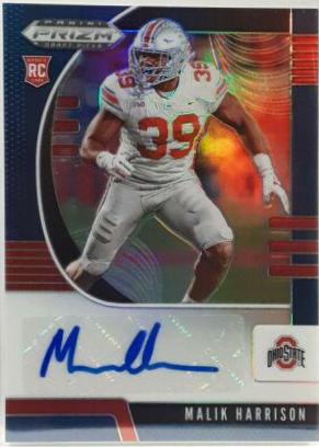Malik Harrison [Autograph Blue Prizm] #186