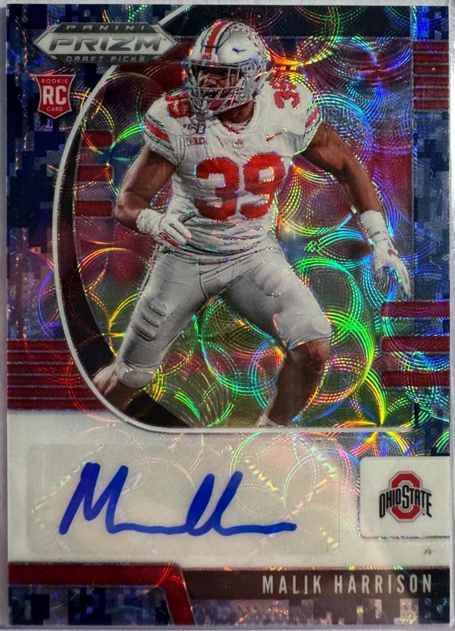 Malik Harrison [Autograph Camo Prizm] #186