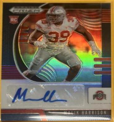 Malik Harrison [Autograph Purple Green Prizm] #186