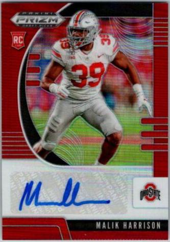 Malik Harrison [Autograph Red Prizm] #186