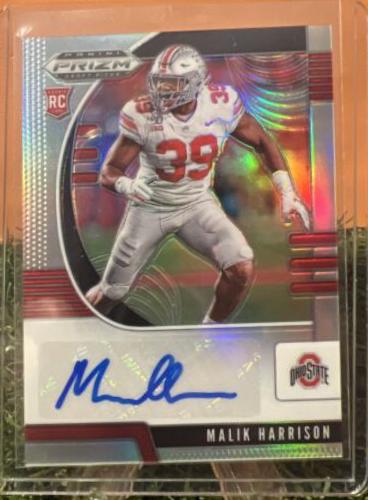Malik Harrison [Autograph Snakeskin Prizm] #186