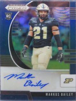 Markus Bailey [Autograph Blue Prizm] #201