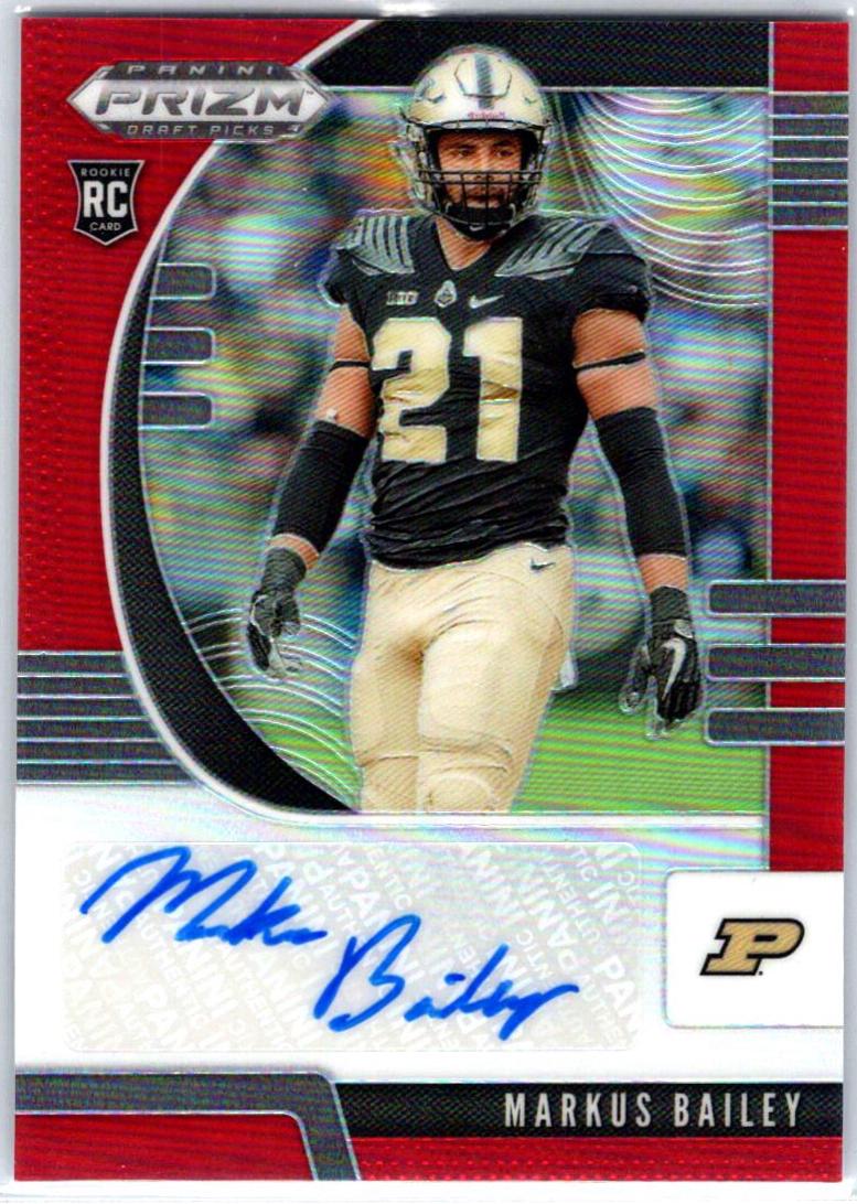 Markus Bailey [Autograph Red Prizm] #201