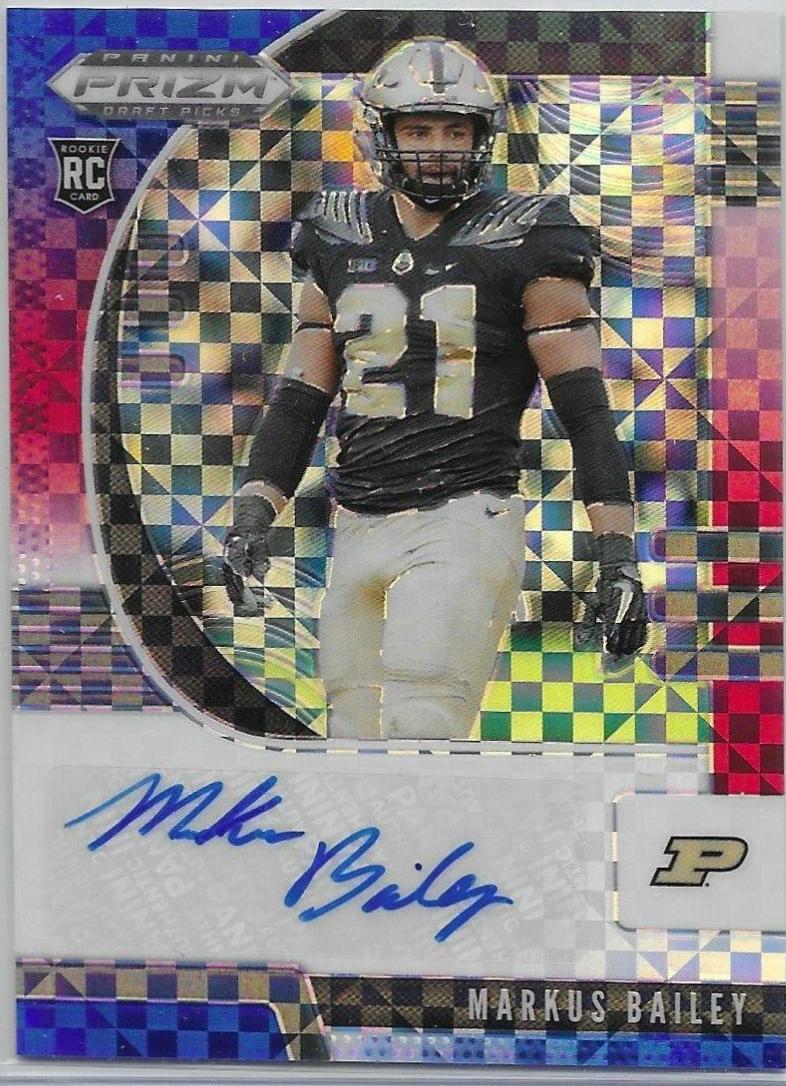 Markus Bailey [Autograph Red White Blue Prizm] #201