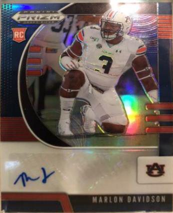 Marlon Davidson [Autograph Blue Prizm] #195
