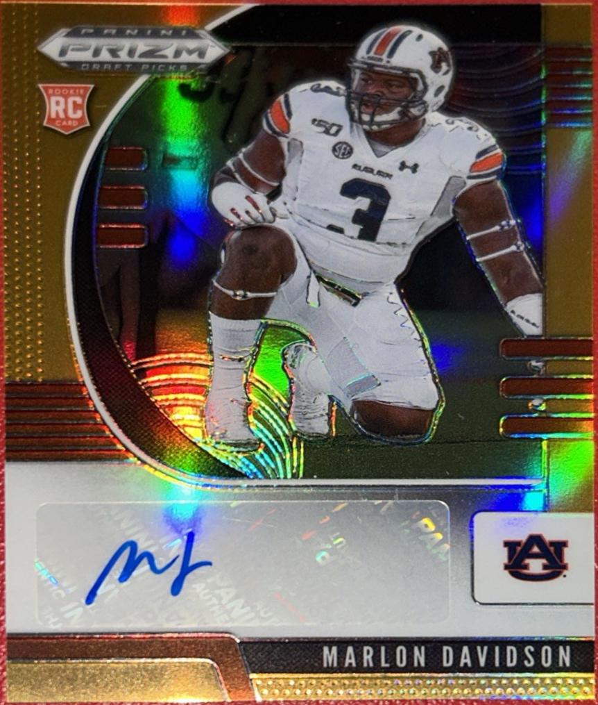 Marlon Davidson [Autograph Orange Prizm] #195