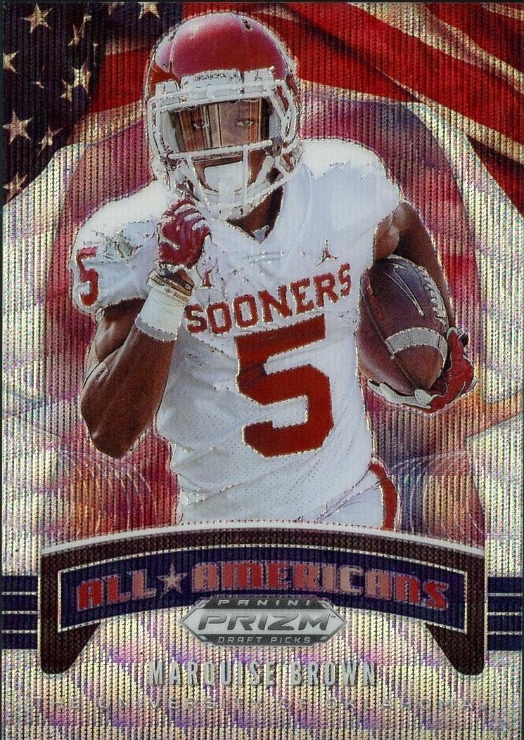 Marquise Brown [Blue Wave Prizm] #30