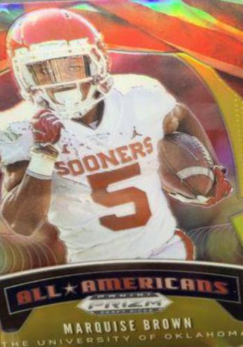 Marquise Brown [Gold Prizm] #30
