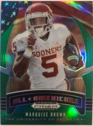 Marquise Brown [Green Prizm] #30
