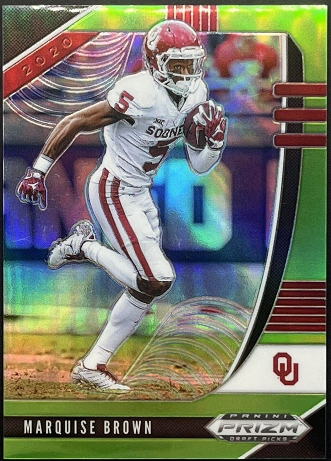 Marquise Brown [Neon Green Prizm] #69