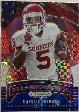 Marquise Brown [Red, White, Blue Prizm] #30