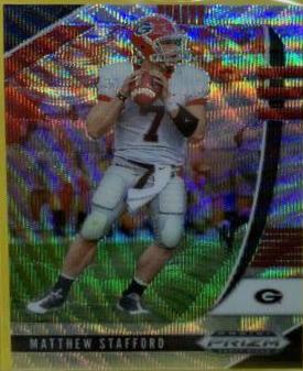 Matthew Stafford [Blue Wave Prizm] #72