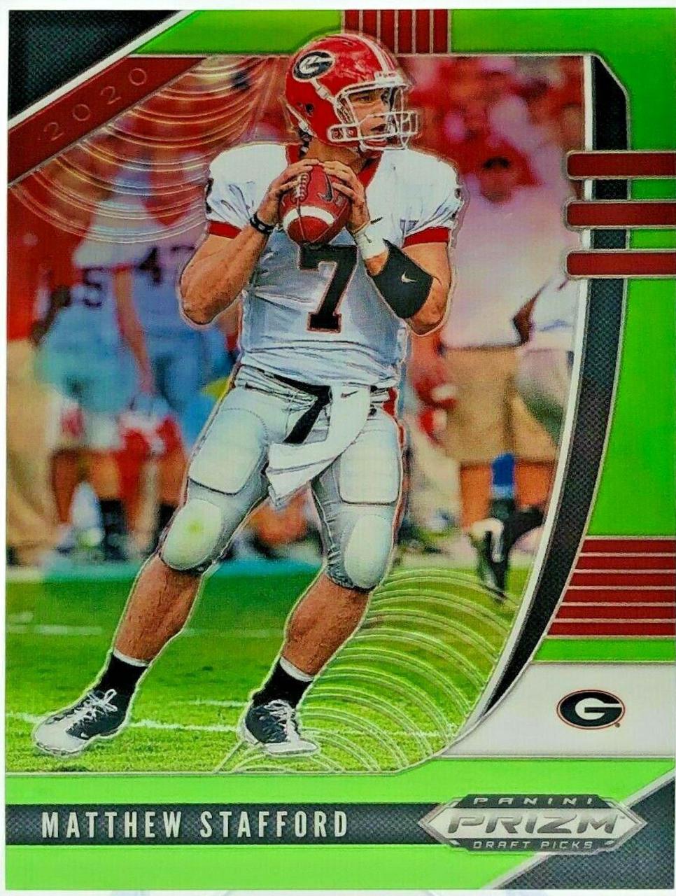 Matthew Stafford [Neon Green Prizm] #72