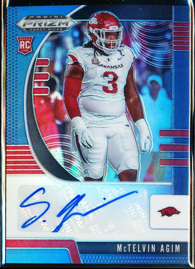 McTelvin Agim [Autograph Blue Prizm] #192
