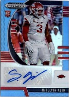 McTelvin Agim [Autograph Carolina Blue Prizm] #192
