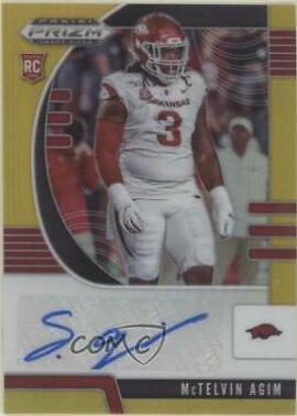 McTelvin Agim [Autograph Gold Prizm] #192