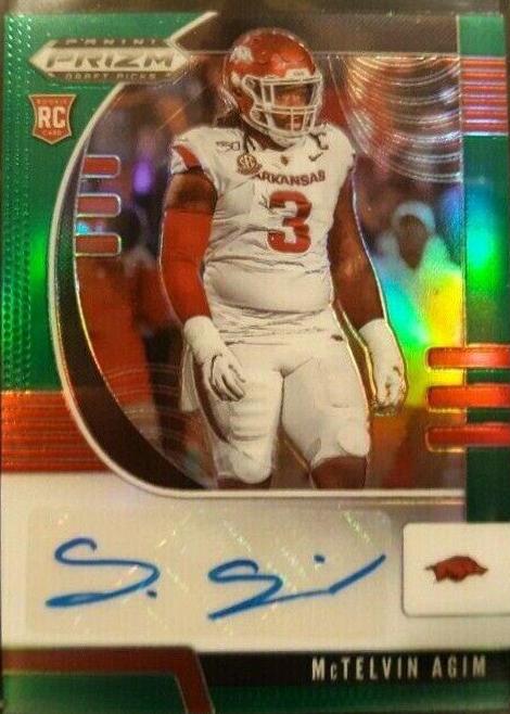 McTelvin Agim [Autograph Green Prizm] #192