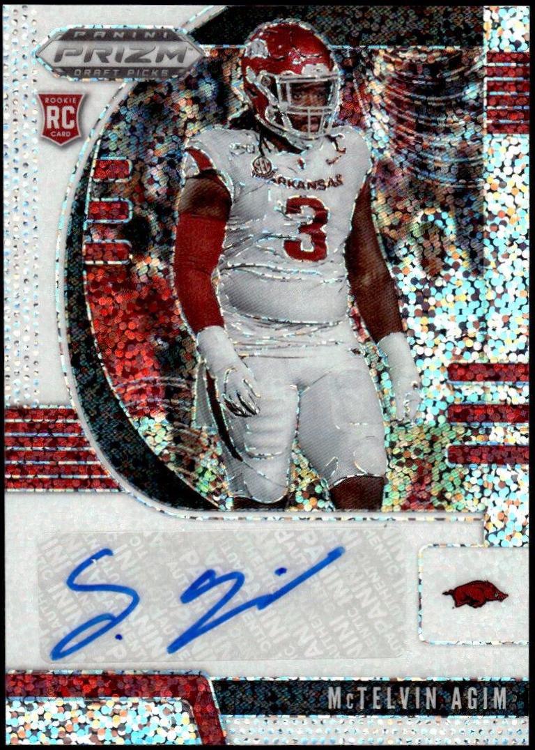 McTelvin Agim [Autograph White Sparkle Prizm] #192