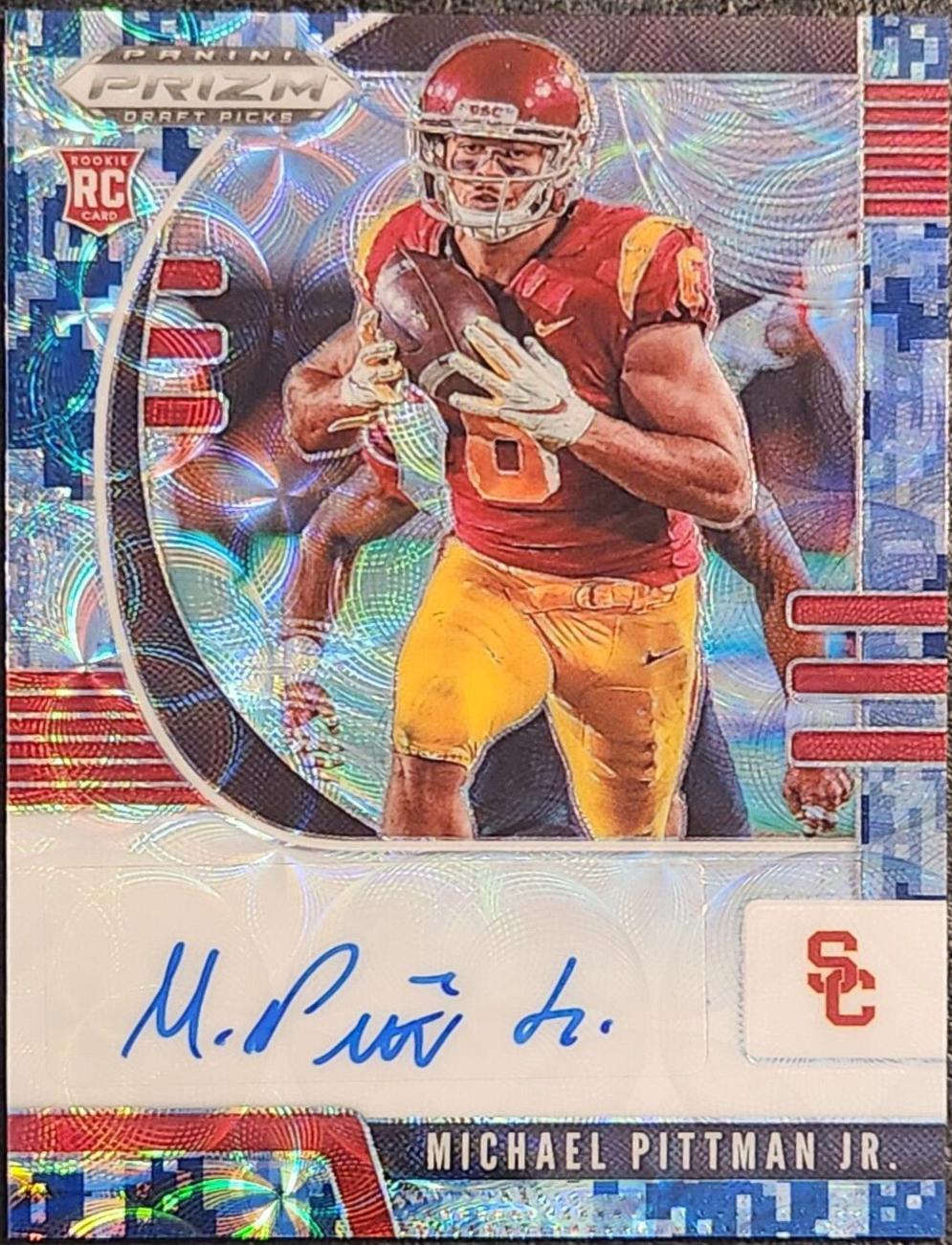 Michael Pittman Jr. [Autograph Camo Prizm] #145