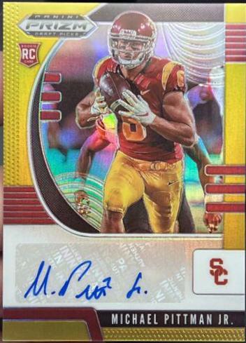 Michael Pittman Jr. [Autograph Gold Prizm] #145