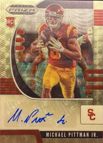 Michael Pittman Jr. [Autograph Gold Vinyl Prizm] #145