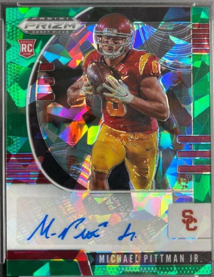Michael Pittman Jr. [Autograph Green Ice Prizm] #145
