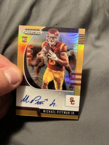 Michael Pittman Jr. [Autograph Orange Prizm] #145