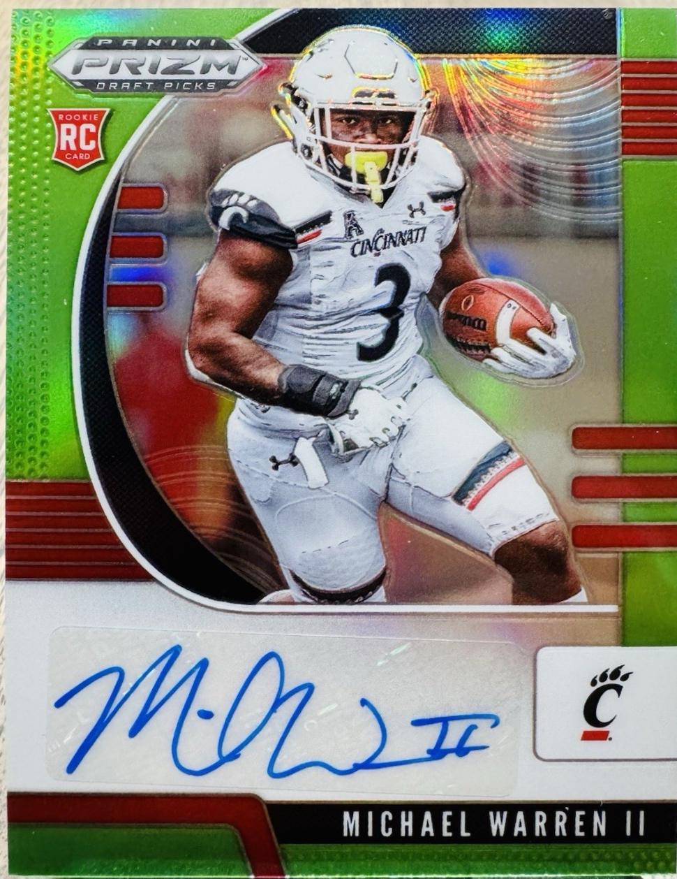 Michael Warren II [Autograph Neon Green Prizm] #164