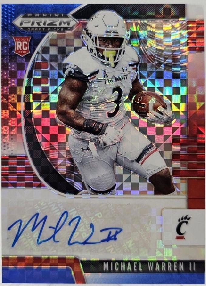 Michael Warren II [Autograph Red White Blue Prizm] #164