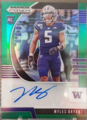Myles Bryant [Autograph Green Prizm] #287