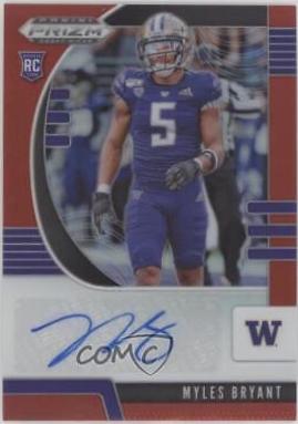 Myles Bryant [Autograph Red Prizm] #287