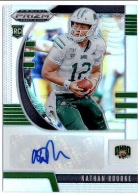 Nathan Rourke [Autograph Blue Prizm] #257