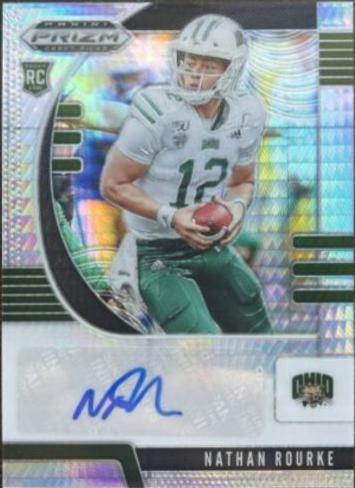 Nathan Rourke [Autograph Hyper Prizm] #257