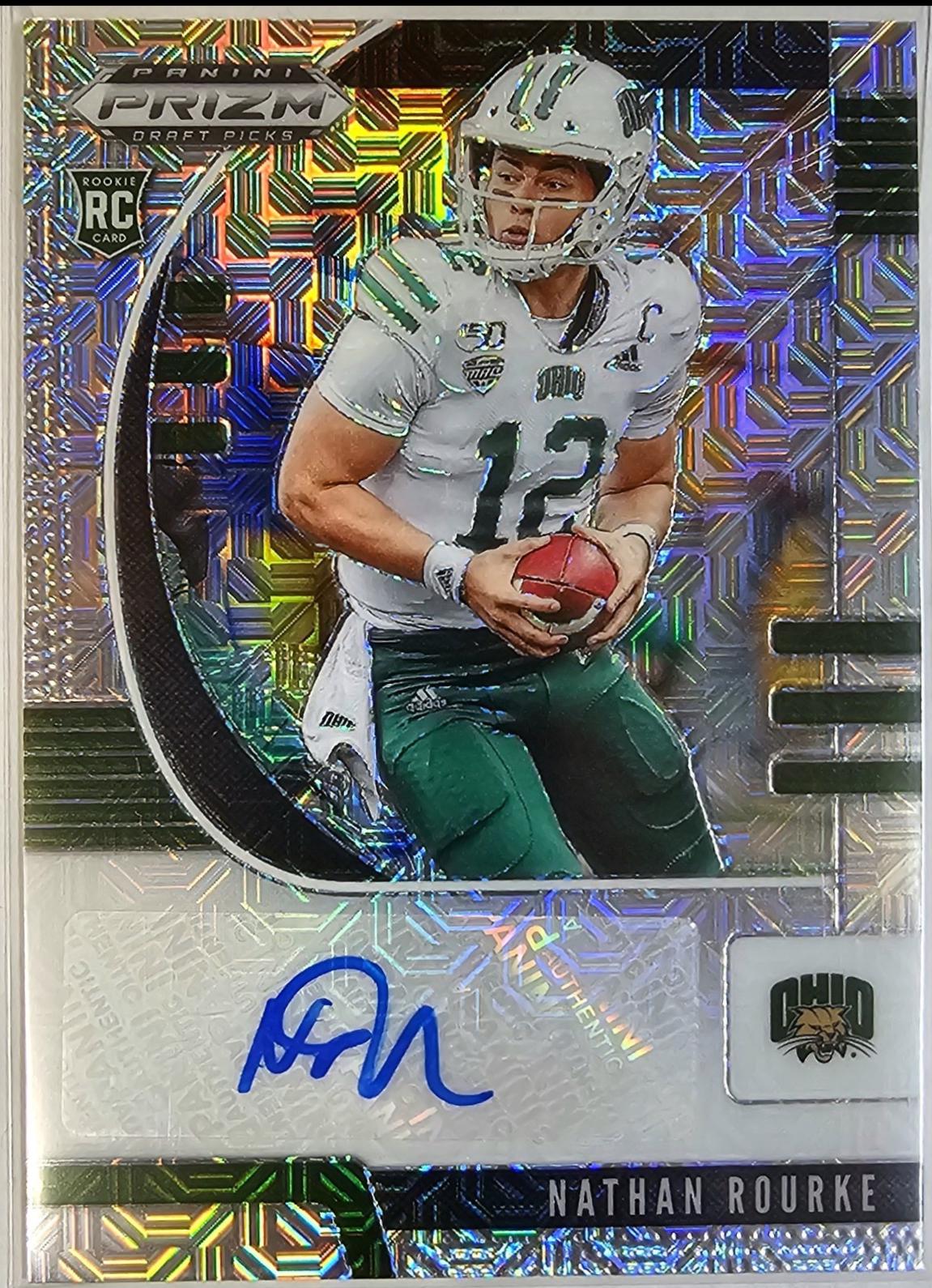 Nathan Rourke [Autograph Mojo Prizm] #257