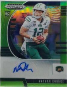 Nathan Rourke [Autograph Neon Green Prizm] #257