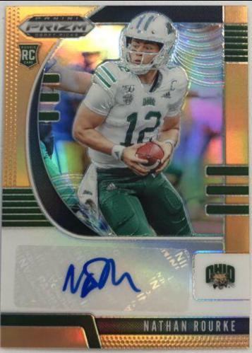 Nathan Rourke [Autograph Orange Prizm] #257