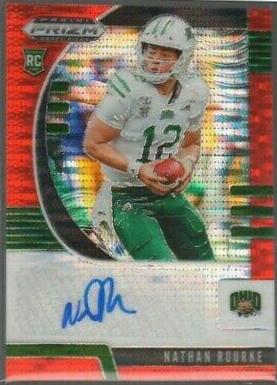 Nathan Rourke [Autograph Orange Pulsar Prizm] #257
