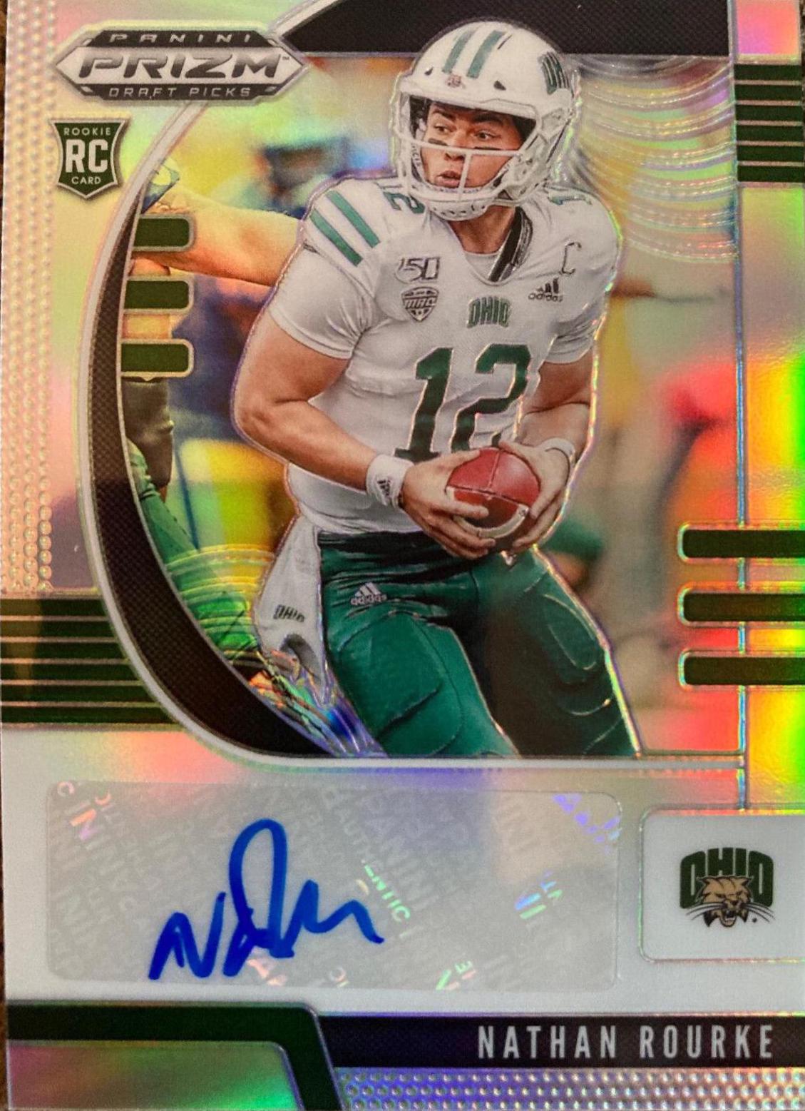Nathan Rourke [Autograph Snakeskin Prizm] #257