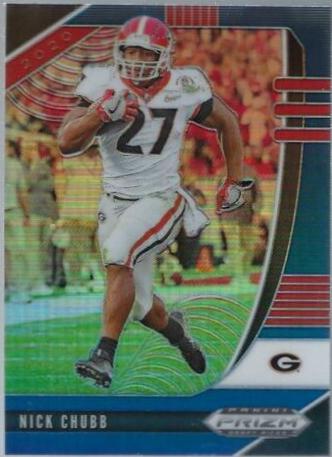 Nick Chubb [Blue Prizm] #78