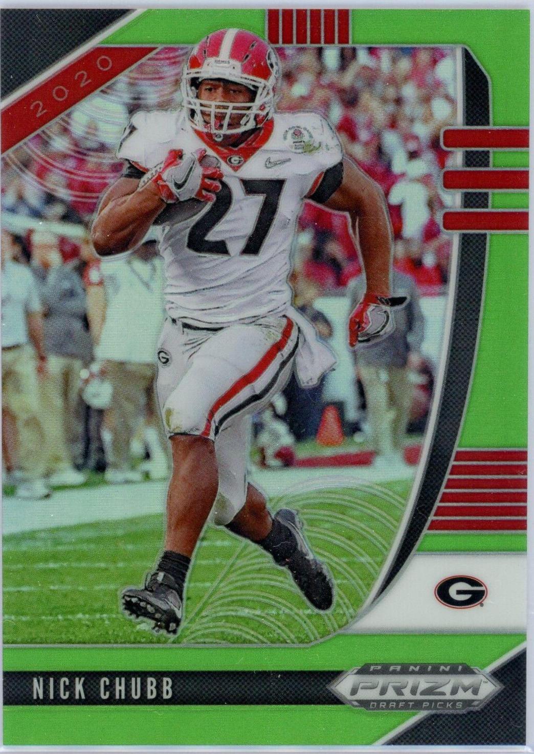 Nick Chubb [Neon Green Prizm] #78