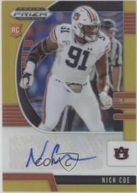Nick Coe [Autograph Gold Prizm] #217